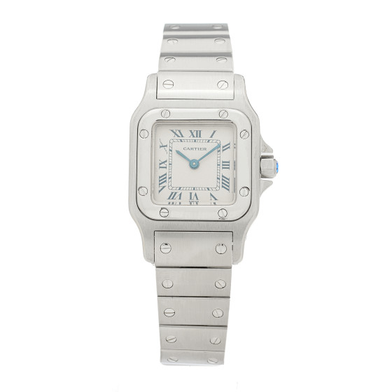 Cartier Stainless Steel 24mm Santos de Cartier Galbee Quartz Watch