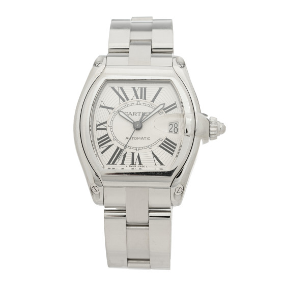 Cartier Stainless Steel 37mm Roadster Automatic Watch