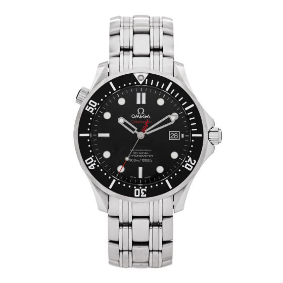 Omega Stainless Steel 41mm Seamaster 300M James Bond 007 Automatic Watch Black 212.30.41.20.01.001
