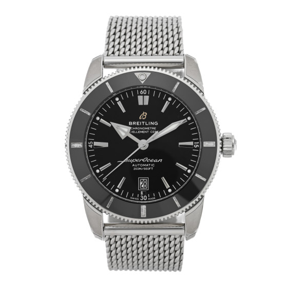 Breitling Stainless Steel 44mm Superocean Heritage II B20 Automatic Watch Black AB2020121B1A1