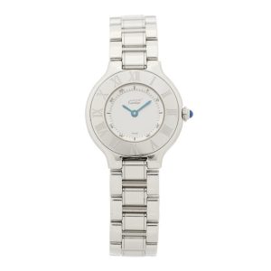 Cartier Stainless Steel 28mm Must De 21 Quartz Watch