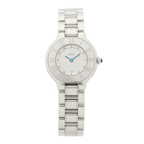 Cartier Stainless Steel 28mm Must De 21 Quartz Watch