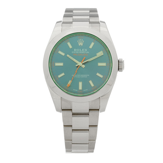 Rolex Stainless Steel 40mm Oyster Perpetual Milgauss Watch Z-Blue 116400GV