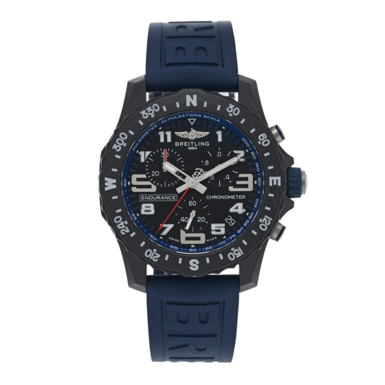 Breitling Breitlight Rubber 44mm Endurance Pro Chronograph Quartz Watch Black X82310