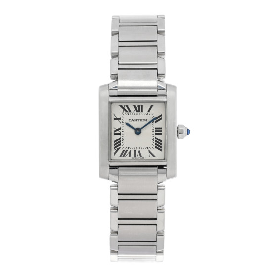 Cartier Stainless Steel 20mm Tank Francaise Quartz Watch