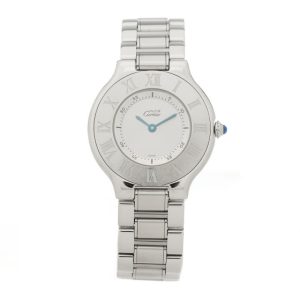 Cartier Stainless Steel 31mm Must De 21 Quartz Watch
