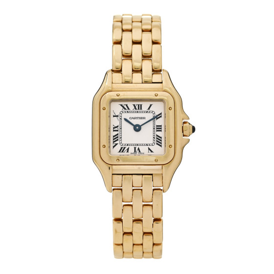 Cartier 18K Yellow Gold 22mm Panthere Quartz Watch