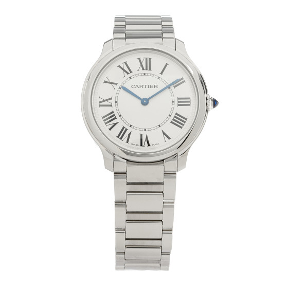 Cartier Stainless Steel 36mm Ronde Must de Cartier Quartz Watch