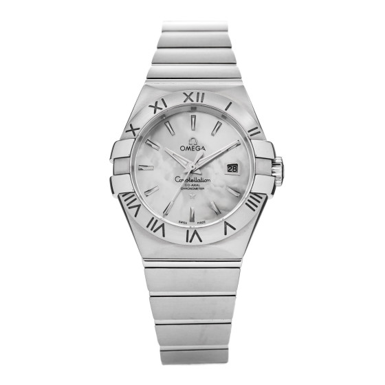 Omega Stainless Steel Mother of Pearl 31mm Constellation Automatic Watch 123.10.31.20.05.001