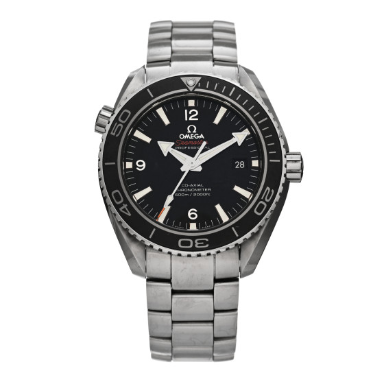 Omega Stainless Steel 45.5mm Seamaster Planet Ocean Automatic Watch Black 232.30.46.21.01.001