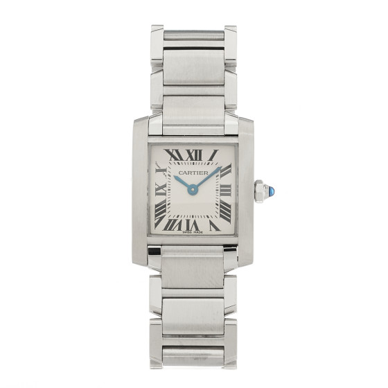 Cartier Stainless Steel 20mm Tank Francaise Quartz Watch