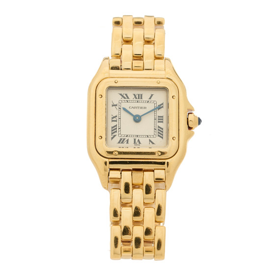 Cartier 18K Yellow Gold 22mm Panthere Quartz Watch