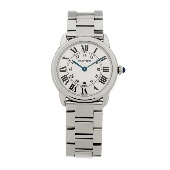 Cartier Stainless Steel 29mm Ronde Solo Quartz Watch
